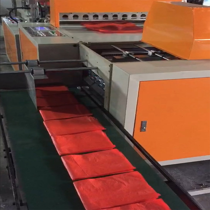 triple folded bag making machine